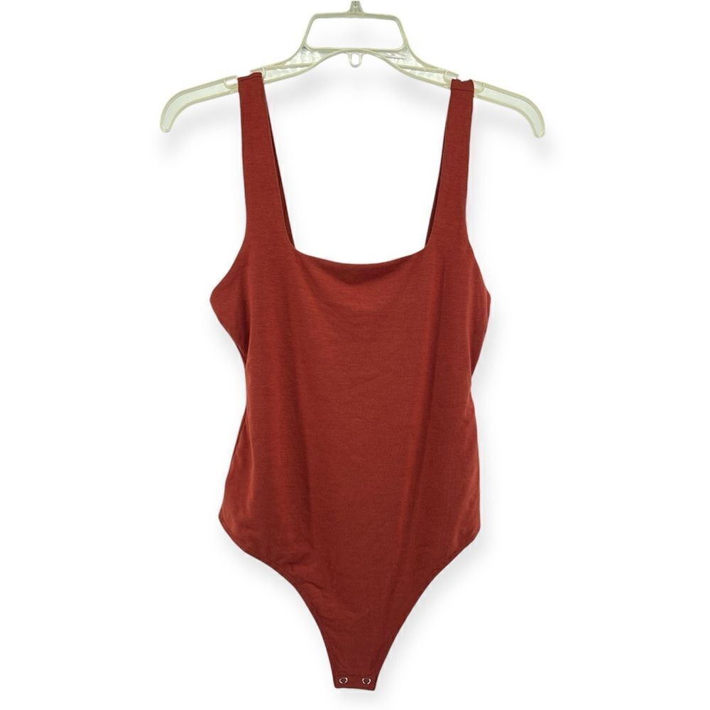 Good American Women’s Brick001 Modern Tank Thong Bodysuit Size 2 (Medium) - Picture 2 of 15